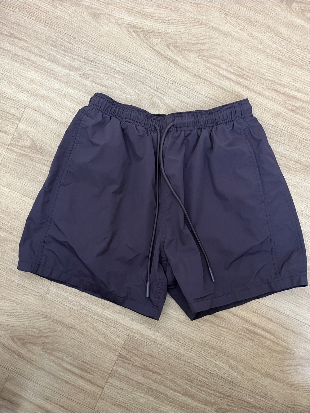 Standard Cloth Large Nylon Shorts charcoal grey